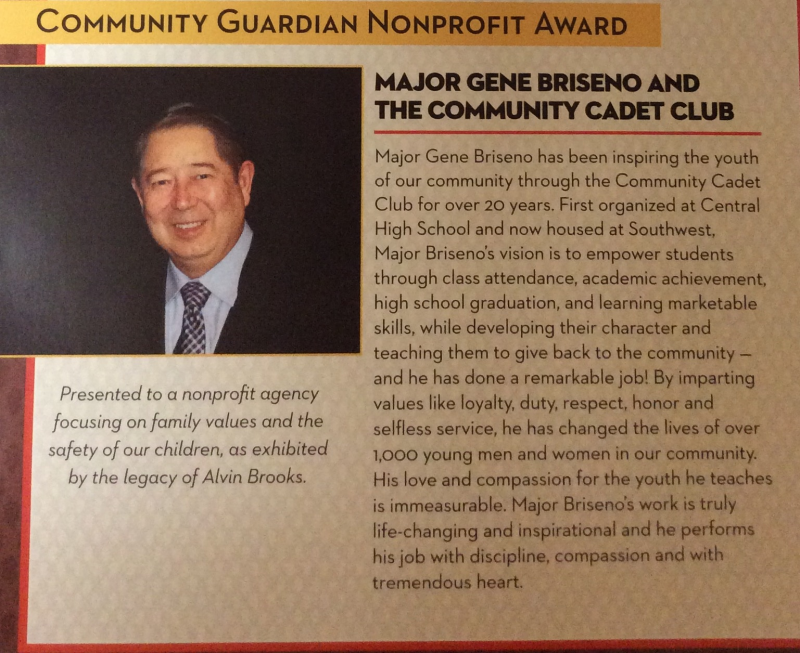 2016 Community Guardian Nonprofit Award